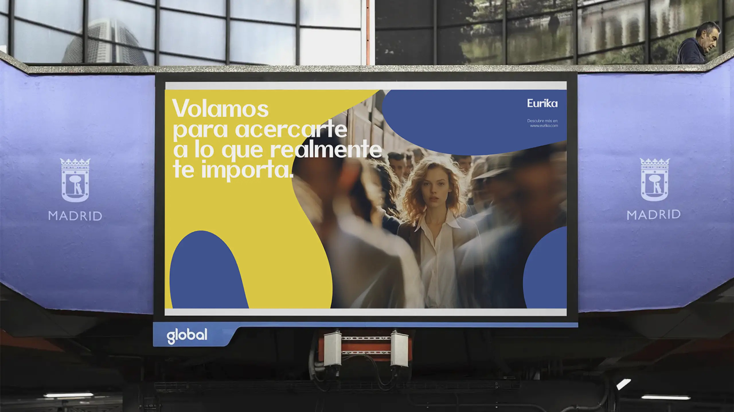 Pieza gráfica horizontal de Eurika